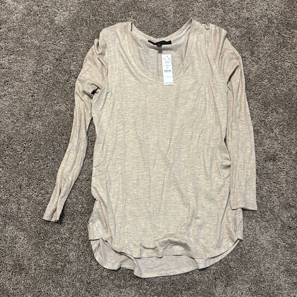 NWT WHITE HOUSE BLACK MARKET LONG SLEEVE LEGGING TEE